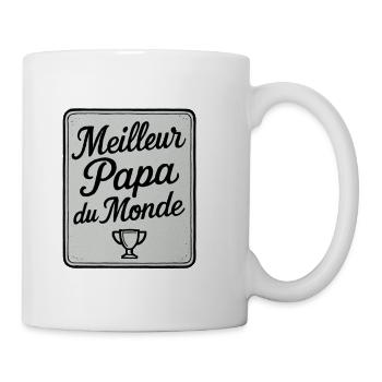 Der beste Vater der Welt - Vatertag - Geschenk - Tasse - Weiß - Rechts