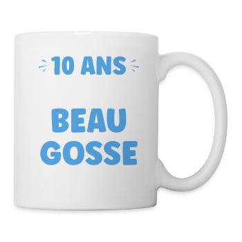 10 Jahre altes, bereits gutaussehendes Kind - Tasse - Weiß - Rechts