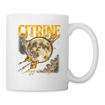 Birthstone November Citrine - Mug - white - Right