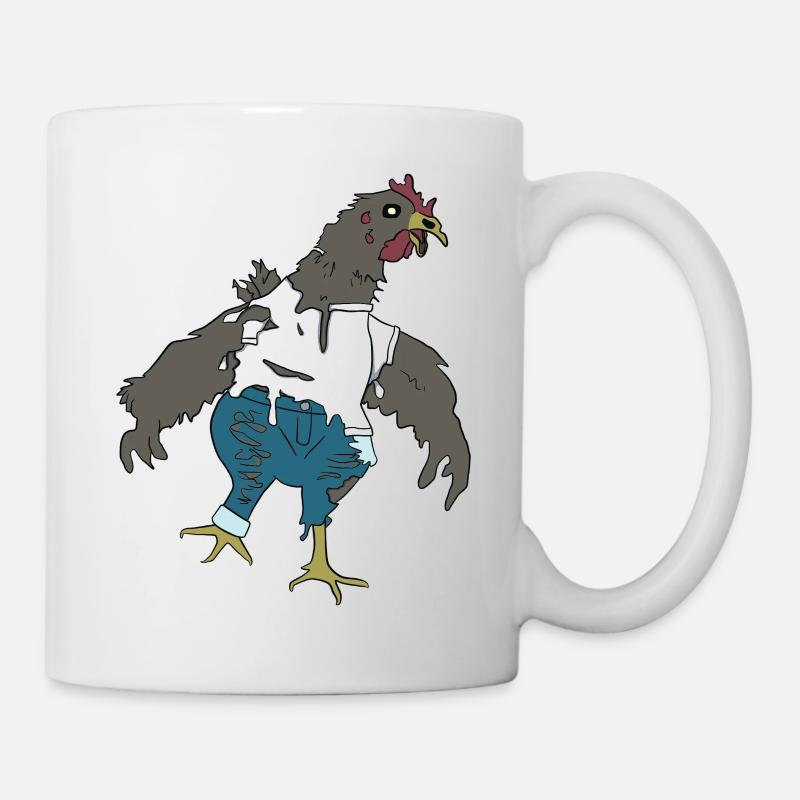 Poulet zombie - Mug blanc - blanc