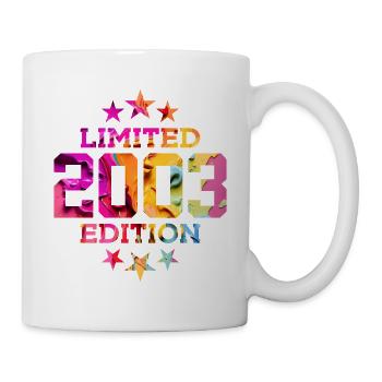 LIMITED EDITION 2003 23RD BIRTHDAY - Mug - white - Right