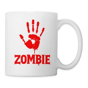 Zombie Hand Halloween Apocalypse - Mug - white - Right