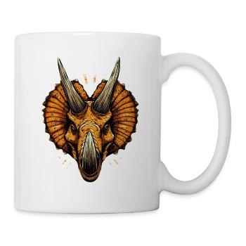 Triceratops Dinosaure Dinos Triceratops Dino - Mug blanc - blanc - Droite
