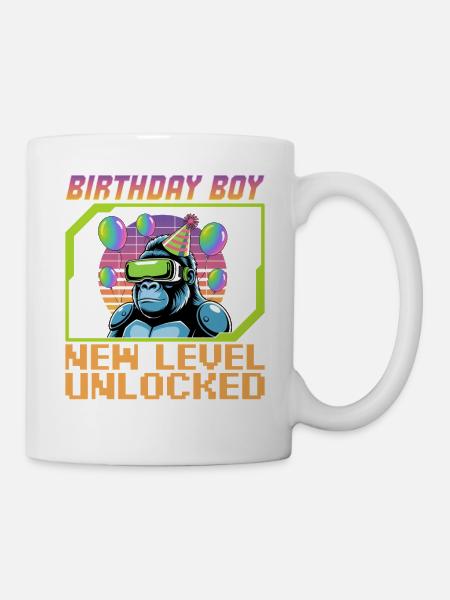 Birthday Gamer VR - Tasse - Weiß