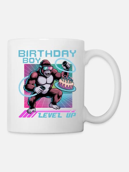 Birthday Gamer VR - Tasse - Weiß