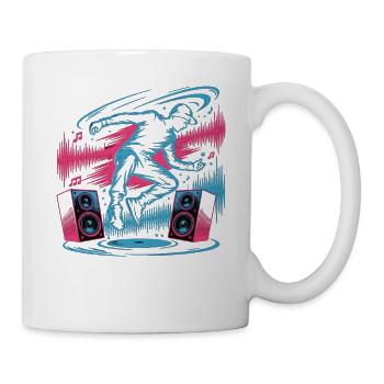 Streetdance Beat – Urban DJ Music Design - Mug - white - Right