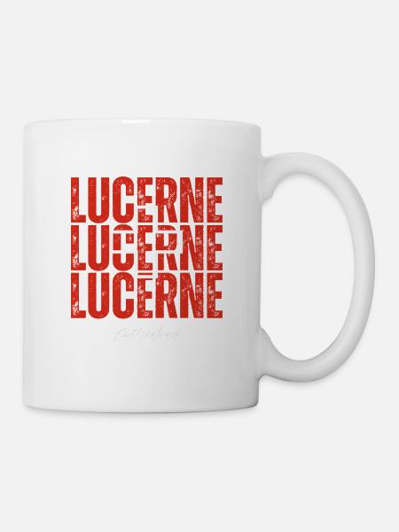 Ich liebe Luzern, Luzern Schweiz - Tasse - Weiß