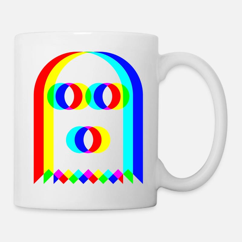 👻 Fantôme RVB - Mug blanc - blanc