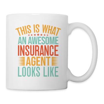 Insurance Agent This Awesome Looks Like Funny - Tasse - Weiß - Rechts