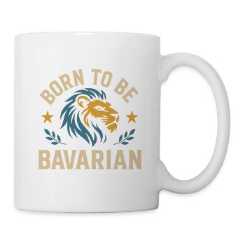 Né pour être bavarois Löwe Bayern - Mug blanc - blanc - Droite