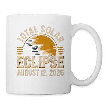 Total Solar Eclipse 2026 Totality August 12 - Mug - white - Right