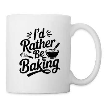 Je préfère cuisiner - Mug blanc - blanc - Droite