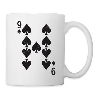 Nine Spades Symmetry Pattern - Mug - white - Right