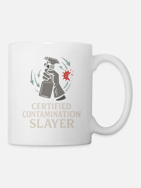 Reinraumtechniker Kontrollierte Umgebung - Tasse - Weiß