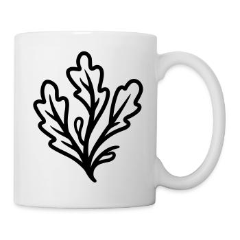Alge - Tasse - Weiß - Rechts