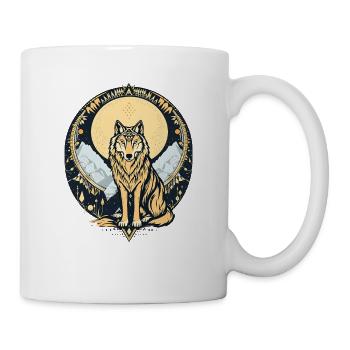 Boho Wolf - Mug - white - Right