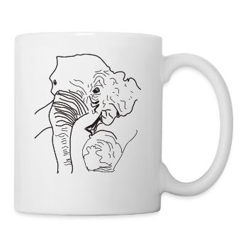 Elephant found Thailand - Mug - white - Right