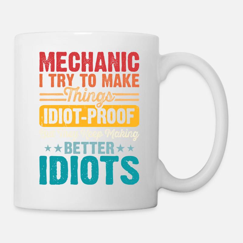 Mechanic Mechatronics Technician Handyman Gift - Mug - white