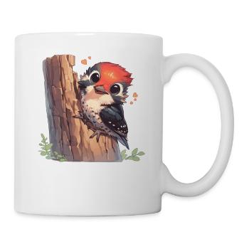 Spechte Specht - Tasse - Weiß - Rechts