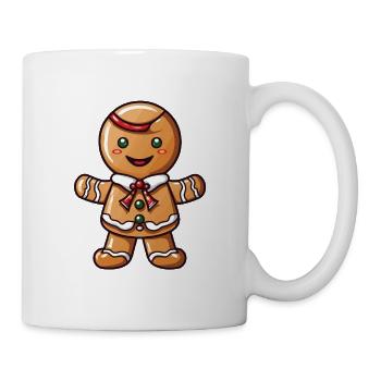 Christmas Gingerbread Baking Cookie - Mug - white - Right