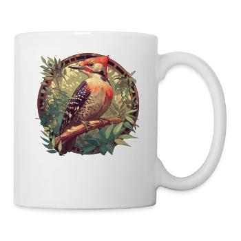 Spechte Specht - Tasse - Weiß - Rechts
