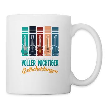Guitare Guitariste Musicien Guitariste - Mug blanc - blanc - Droite