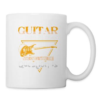 Guitare Guitariste Musicien Guitariste - Mug blanc - blanc - Droite