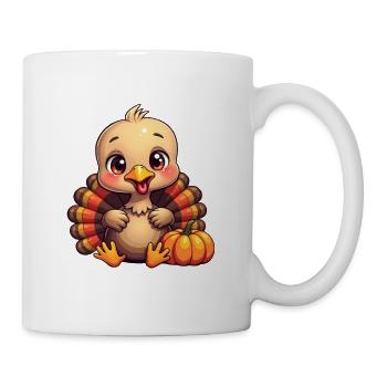 Thanksgiving Truthahn Baby - Tasse - Weiß - Rechts