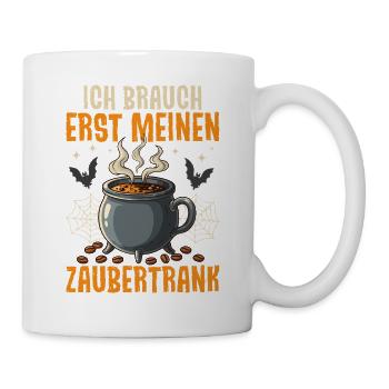 Ich brauch erst meinen Zaubertrank - Tasse - Weiß - Rechts