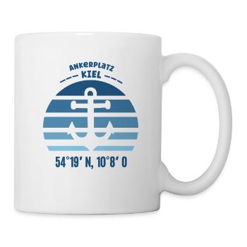 Kiel Baltic Sea Port of Kiel Schleswig Holstein Coast - Mug - white - Right