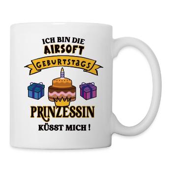 Airsofterin Birthday Airsoft Player Geb - Mug - white - Right
