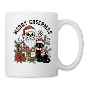 Merry Creepmas - Tasse - Weiß - Rechts
