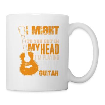 Guitare Guitariste Musicien Guitariste - Mug blanc - blanc - Droite