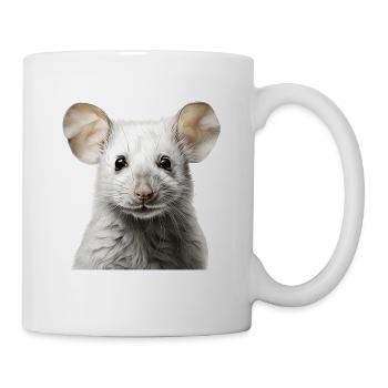 Cute Mouse – Cute Pet Portrait - Mug - white - Right