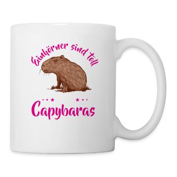 Les capybaras sont de vrais capybaras - Mug blanc - blanc - Droite