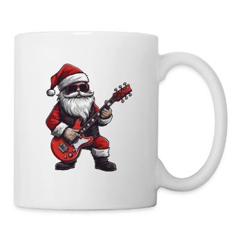Santa Claus Guitar Santa - Mug - white - Right