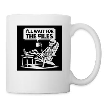 Waiting Skeleton Meme Project Manager Office - Mug - white - Right