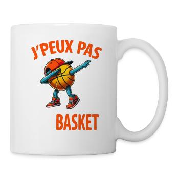 J’peux pas j’ai basket humour basketball - Mug blanc - blanc - Droite