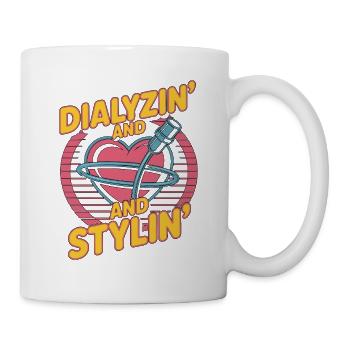Dialysis Nurse Dialyzin' And Stylin' Nephrologist - Mug - white - Right