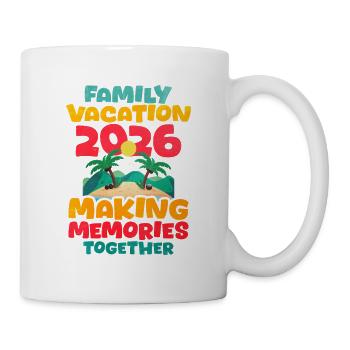 Family Vacation 2026 Island Dreams - Mug - white - Right