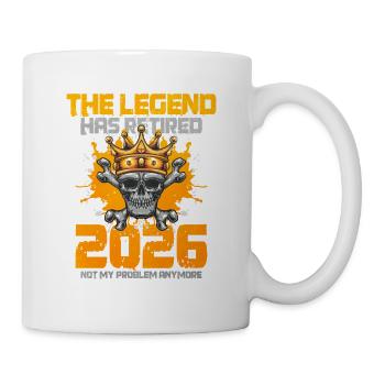 Legend Retirement 2026 Retirement Gift - Mug - white - Right
