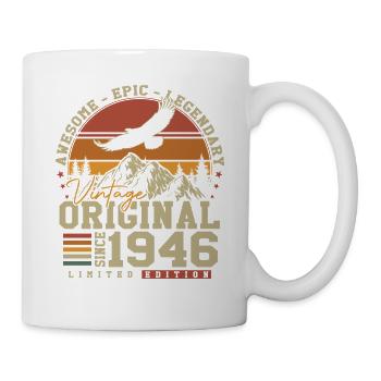 Original 1946 Vintage Birthday Retro - Mug - white - Right
