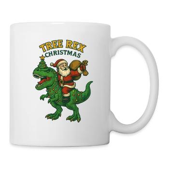 Noël – Tree Rex Weihnachten - Tasse - Weiß - Rechts