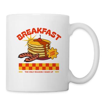 Cadeau de cuisson de pâte à gaufres pour les gourmets - Mug blanc - blanc - Droite