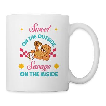 Butter Waffles Breakfast Fan Shirt - Mug blanc - blanc - Droite