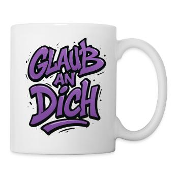 Believe in yourself graffiti - Mug - white - Right