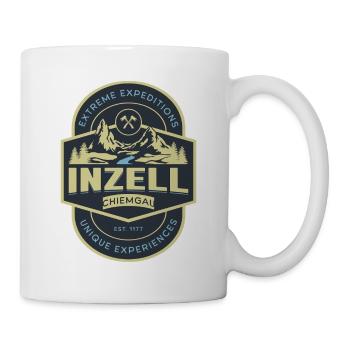 Inzell Chiemgau Mountains – Outdoor Adventure Badge - Mug - white - Right