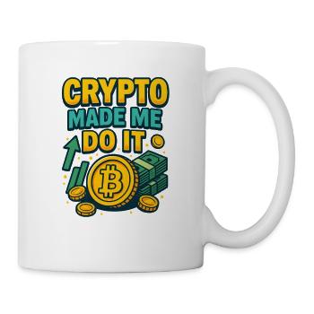 La crypto m’a fait le faire Bitcoin, Investir - Mug blanc - blanc - Droite