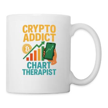Crypto Chart Therapist, Investing  - Mug - white - Right