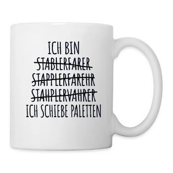 Forklift Driver Forklift Driver Warehouse Clerk, Forklift - Mug - white - Right